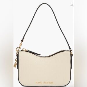 Marc Jacobs Cream and Black Shoulder Bag
